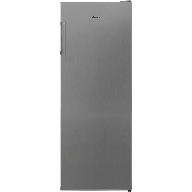 Amica GSN 324 160 E Gefrierschrank, freistehend, edelstahl, NoFrost, Breite 54 cm, Energieklasse E – Bild 1