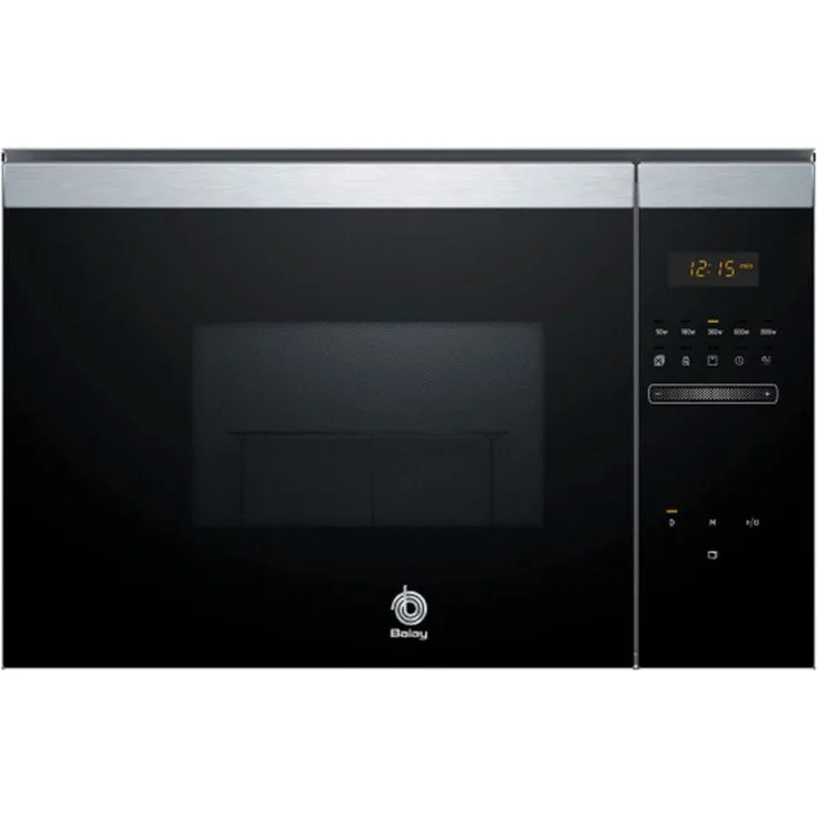 Balay 3CG4172X2 Kombimikrowelle mit Grill, Einbaugerät, 1000W, 20 L Garraum, Memoryfunktion, Selbstreinigung, Edelstahl, schwarz