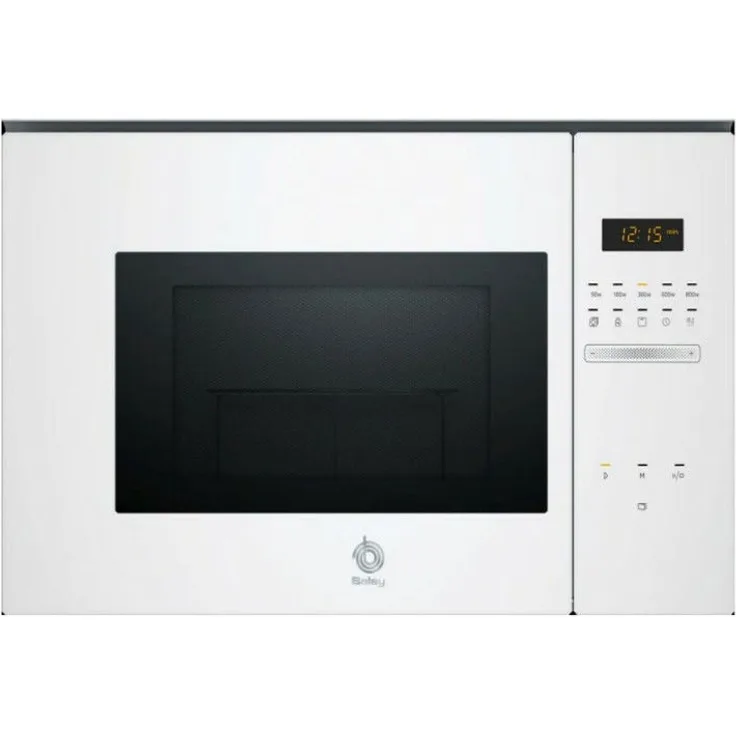 Balay 3CG5172B2 Mikrowelle mit Grill, Einbaugerät, 800W, 20 Liter Garraum, Memoryfunktion, Selbstreinigung, weiß