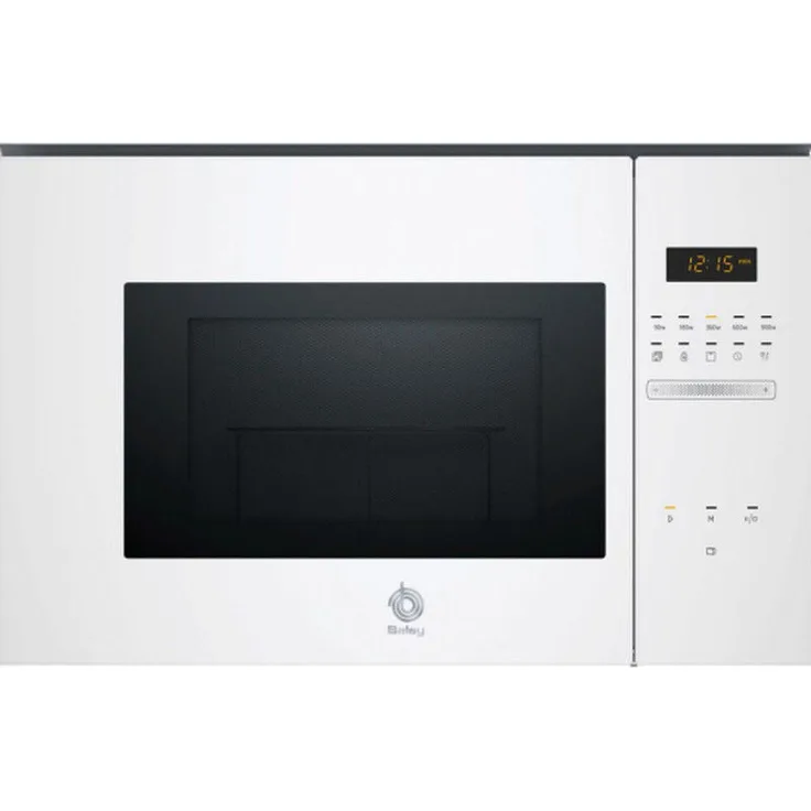 Balay 3CG5175B2 Mikrowelle mit Grill, Einbaugerät, 900 Watt, 25 L Garraum, Memoryfunktion, Selbstreinigung, weiß