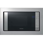 Samsung FG87SUST-EG Mikrowelle mit Grill, Einbaugerät, 800 Watt, 23 Liter Garraum, 6 Leistungsstufen, silber