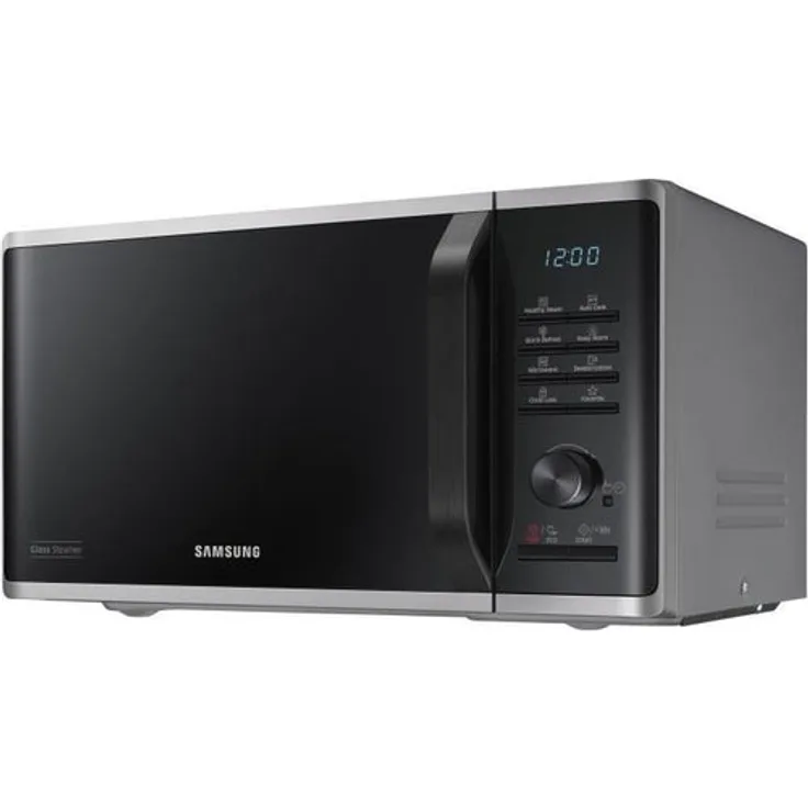 Samsung MS23K3555ES Mikrowelle, Standgerät, 23L Garraum, 800 Watt, Dampfgaren, Energiesparfunktion, Memoryfunktion, Schnellstart, geruchsneutralisierende Funktion, schwarz