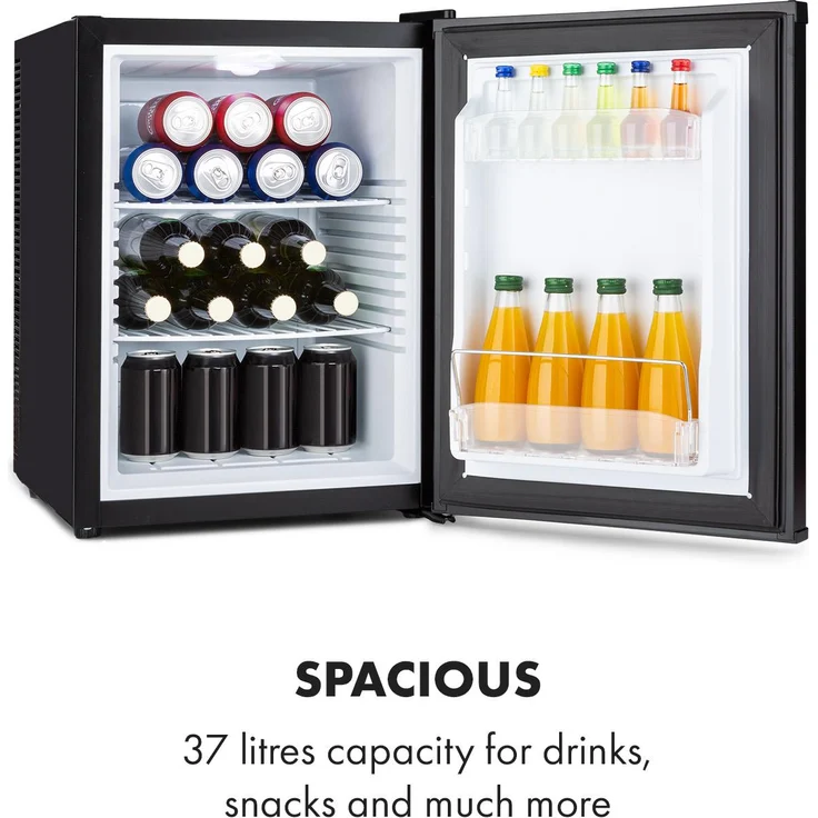 Klarstein Happy Hour Minikühlschrank, freistehend, schwarz, Energieklasse G – Bild 5