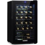 Klarstein Shiraz 24 Uno Weinkühlschrank, freistehend, schwarz, 24 Flaschen, Energieklasse G