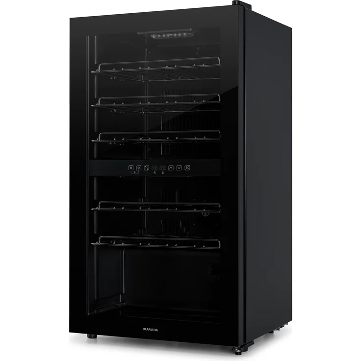 Klarstein Shiraz 29 Duo Weinkühlschrank, freistehend, schwarz, 29 Flaschen, 2 Zonen, Energieklasse G – Bild 8