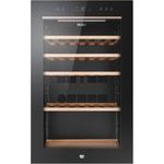 Haier HWS49GA Weinkühlschrank, freistehend, schwarz, 49 Flaschen, Energieklasse F