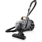 Eta Grande Animal Bodenstaubsauger, beutellos, 850 Watt, mit Tierfell-Pflegeset, schwarz-gold