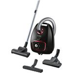 Bosch BGLS4POW2 Serie 4 ProPower Bodenstaubsauger, mit Beutel, 850 Watt, HEPA-Filter, schwarz-rot - Preisvergleich