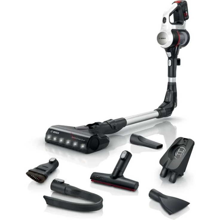 Bosch BSS711W Unlimited Serie 7 Handstaubsauger, 40 min Akkubetrieb, Akkuwechsel-Option, weiß – Bild 1