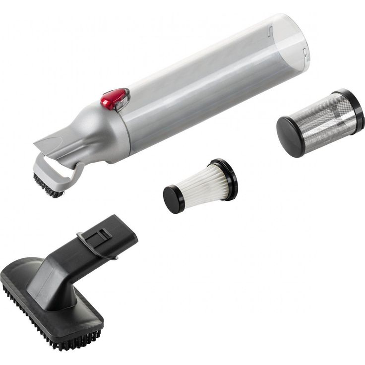 Genius Invictus One 2.0 Container-Set 4 tlg. rot | Staub-Behälter 180ml + HEPA-Filter + Edelstahl-Filter + Bürstenaufsatz