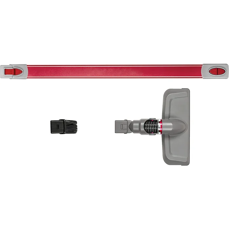 Genius Invictus One 2.0 Boden-Set 3 tlg. rot | Bodendüse, Saugrohr ca. 65 cm, kleine Aufsatzbürste | Zubehör-Set
