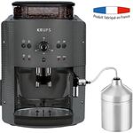 KRUPS YY4451FD Kaffeevollautomat, 15 bar, Milchaufschäumer, Grau