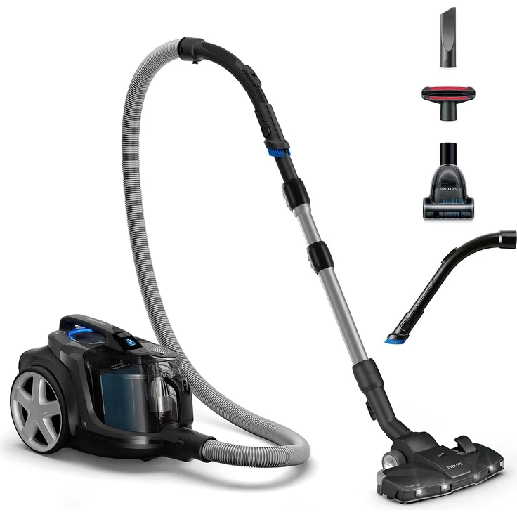 Philips FC9747-09 PowerPro Expert Bodenstaubsauger, 900 Watt, Nachtschwarz – Bild 2