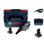 Bosch GAS 12V Professional Akku Staubsauger 12 V 0,35 l + 1x Akku 6,0 Ah + L-Boxx - ohne Ladegerät