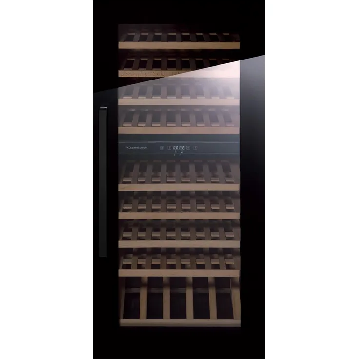Küppersbusch FWK 4800.0 S5 K-Series 8 Weinkühlschrank, Einbau, schwarz-black velvet, 79 Flaschen, Energieklasse G