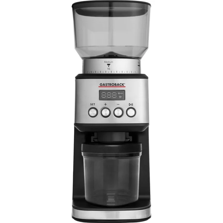 Gastroback 42643 Design Kaffeemühle Digital Schwarz – Bild 1