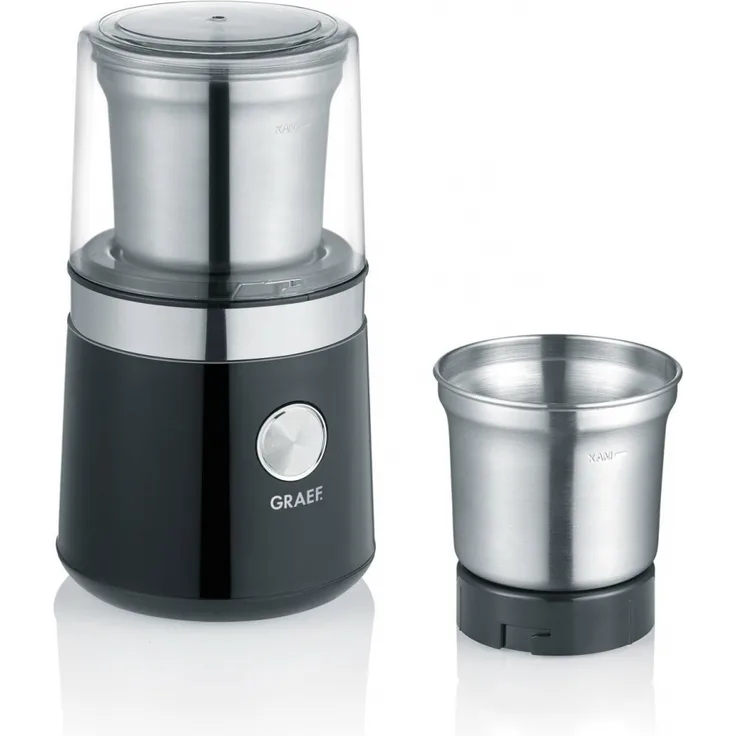 Graef CM 102 Kaffeemühle Gewürzmühle schwarz