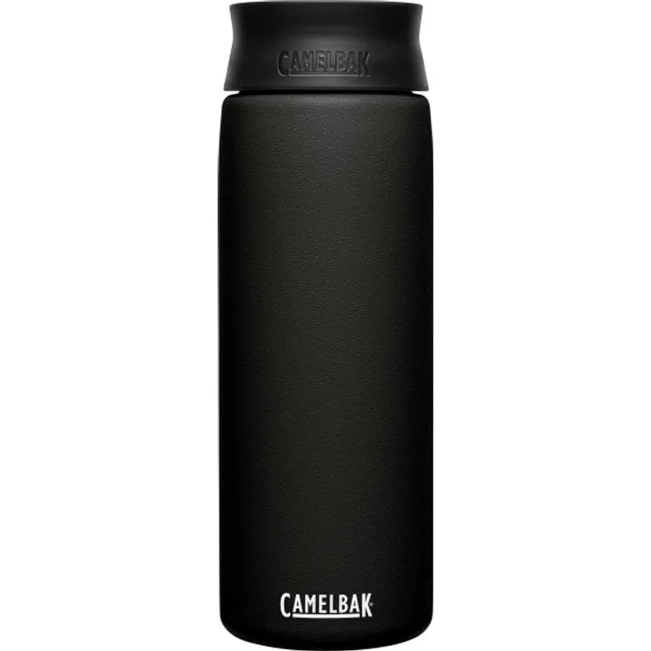 Trinkflasche Hot Cap 0,6 Liter Edelstahl-Polypropylen schwarz