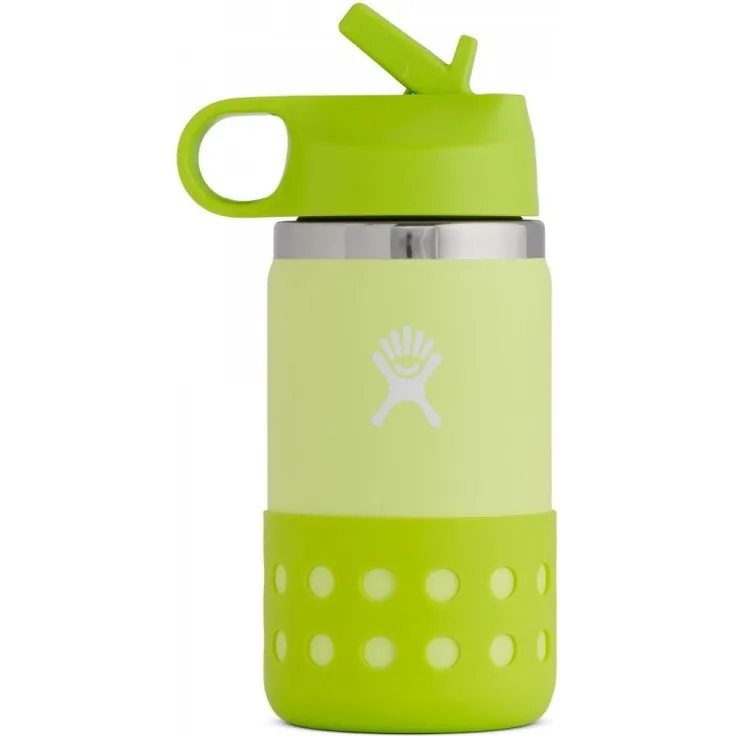 Hydro Flask Kids Wide Mouth Straw Lid honeydew-jungle - Größe 354 ml