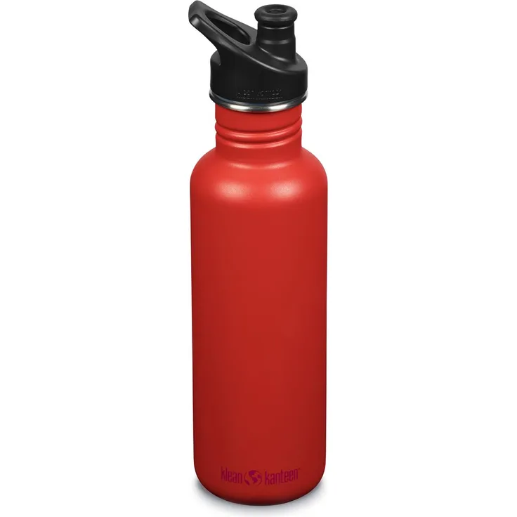 Klean Kanteen Classic Narrow Tiger Lily - 800ml Edelstahlflasche mit Sport Cap