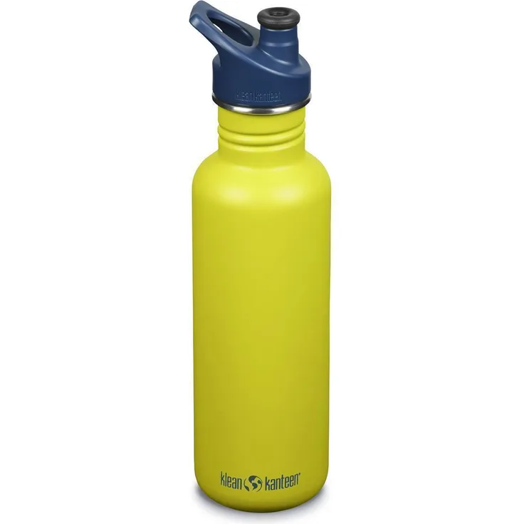 Klean Kanteen Classic Narrow Green Apple - 800ml Edelstahlflasche mit Sport Cap