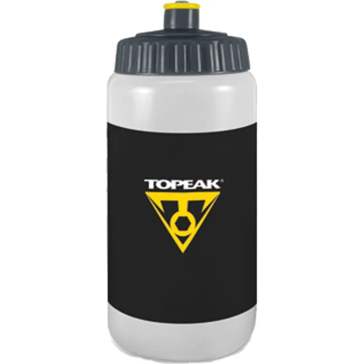 Topeak Trinkflasche Sport Bottle, Schwarz Transparent, 500 ml