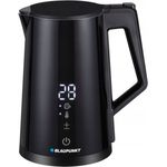 Blaupunkt EKD601 Wasserkocher, 2200W, 1,7 Liter, Warmhaltefunktion, Signalton, Abschaltautomatik, verdecktes Heizelement, Display, schwarz