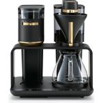Melitta EPOS Filterkaffeemaschine mit Mahlwerk in Schwarz-Gold