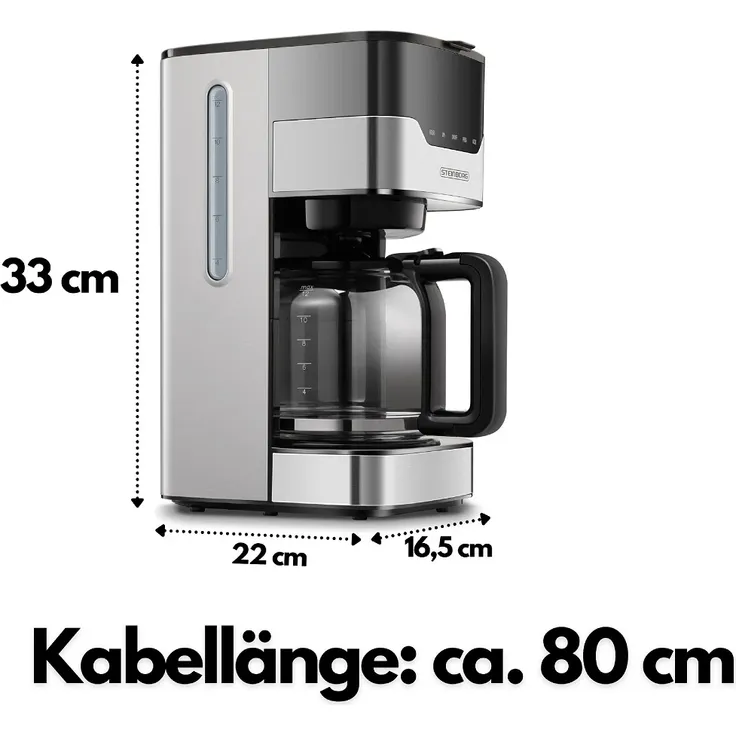 Steinborg SB-6050 Filterkaffeemaschine, 1,5 Liter – Bild 2
