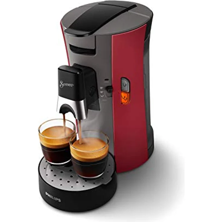 Philips CSA240-91 Kaffeepadmaschine Senseo Select intensives Rot – Bild 1