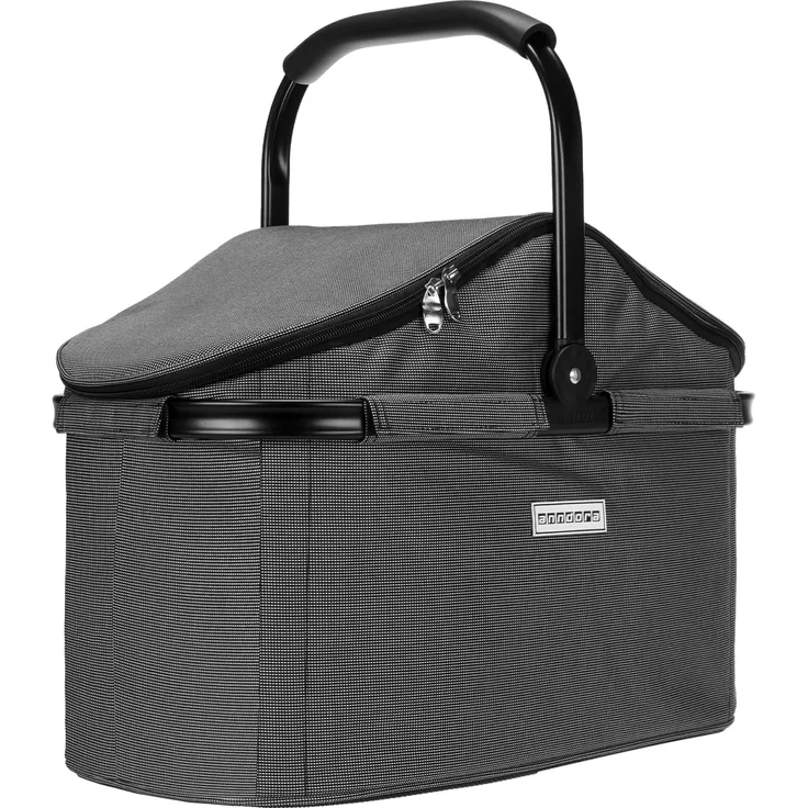 anndora TW-1402-568 Kühlkorb, Isolierkorb, 25 Liter, Polyester, grau