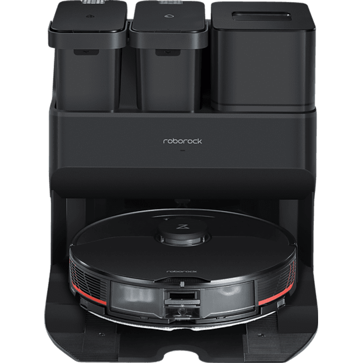Roborock S7 MaxV Ultra Saugroboter mit Ultraschall-Wischfunktion und Empty Wash Fill Dock, 180 min Akkubetrieb, 5100 Pa Saugleistung, schwarz – Bild 2