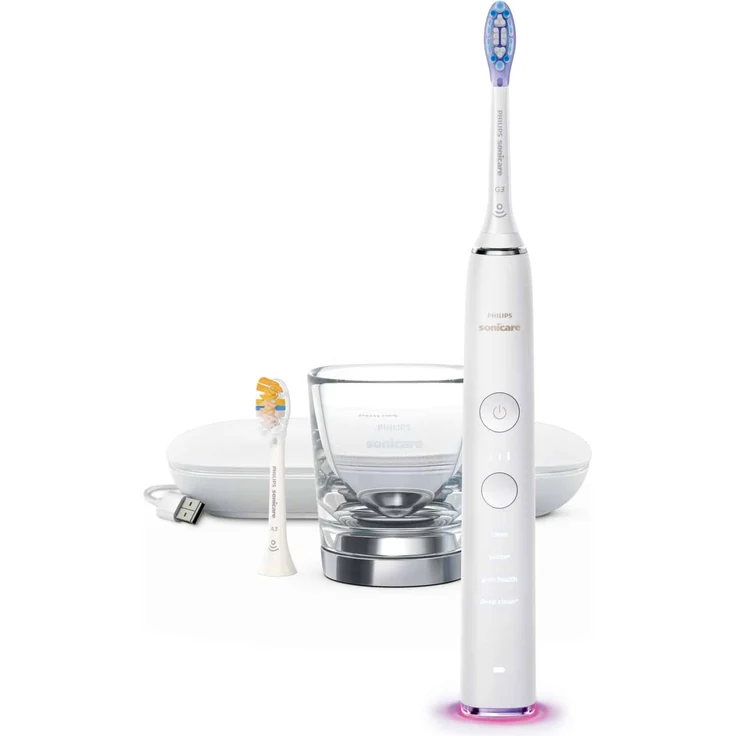 Philips Sonicare DiamondClean Smart 9400 HX9917-88 Schall-Zahnbürste für Erwachsene 336 h Weiß – Bild 1