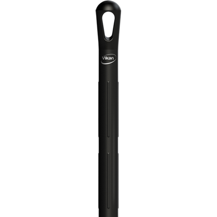 VIKAN Ultra Hygienischer Glasfaserstiel 1300 mm ¥32 mm, Schwarz (29609)