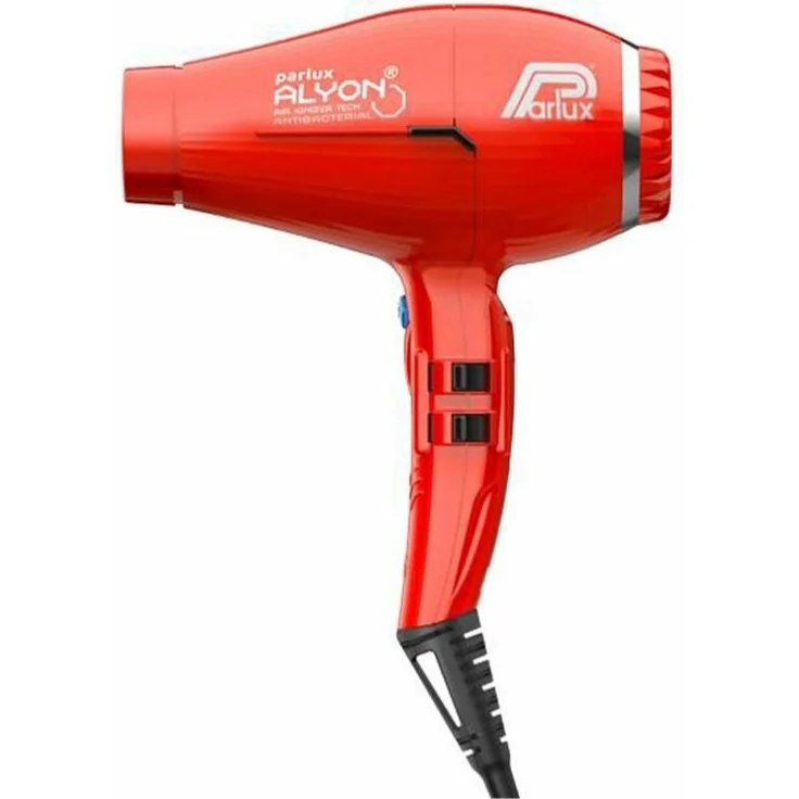 Parlux ALYON Haartrockner, 2250W, 4 Temperaturstufen, separate Kaltluft-Taste, Überhitzungsschutz, rot – Bild 1