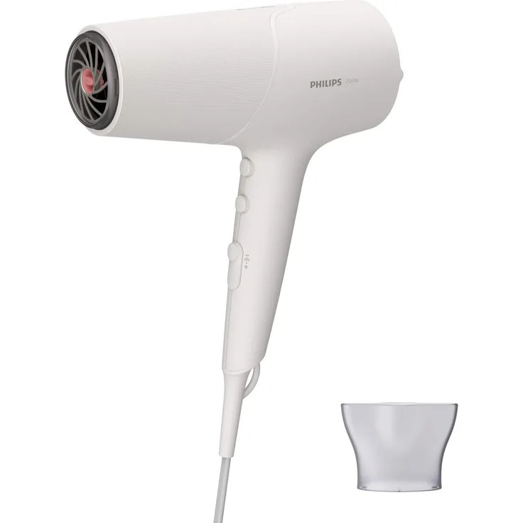 Philips BHD501-00 Haartrockner, ThermoShield, 2100 W, inkl. Stylingdüse, Ionen-Technologie, Kaltstufe, DC-Motor, weiß