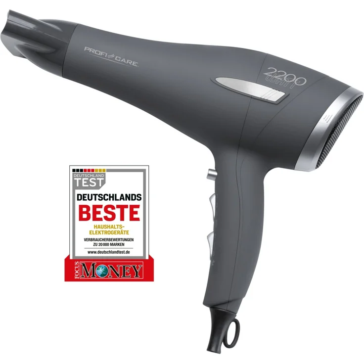 ProfiCare PC-HT 3045 Profi-Haartrockner Haarföhn, 2200 Watt, anthrazit – Bild 2