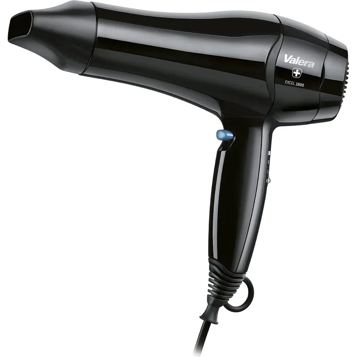 Valera Excel 1800 Haartrockner, 1800W, individuelle Temperatur- und Luftstromregulierung, Abkühltaste, schwarz