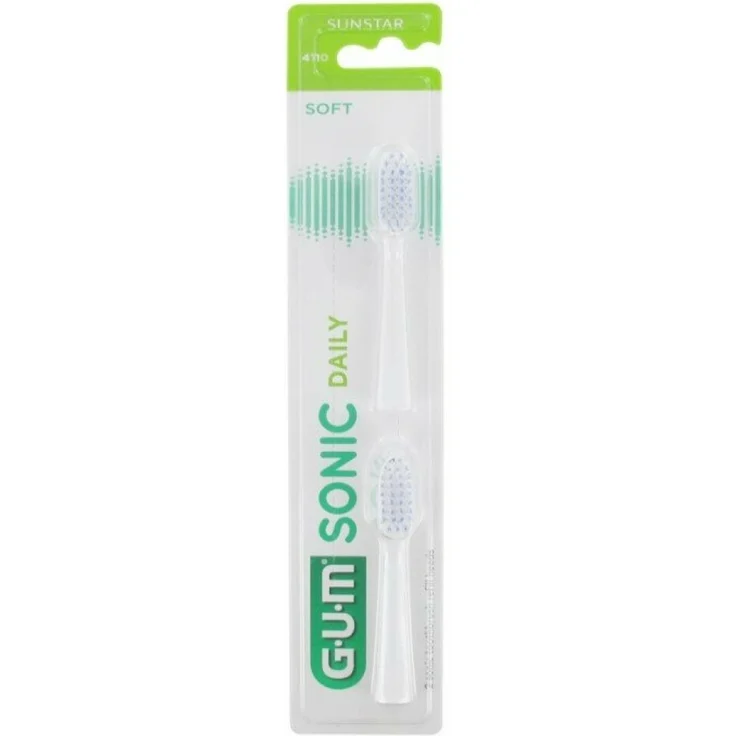 Gum Sonic Daily Refills Weiße Bürste 2U – Bild 1
