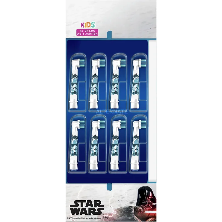 Oral-B Oral-B Kids Star Wars 8er Aufsteckbürste, weiß