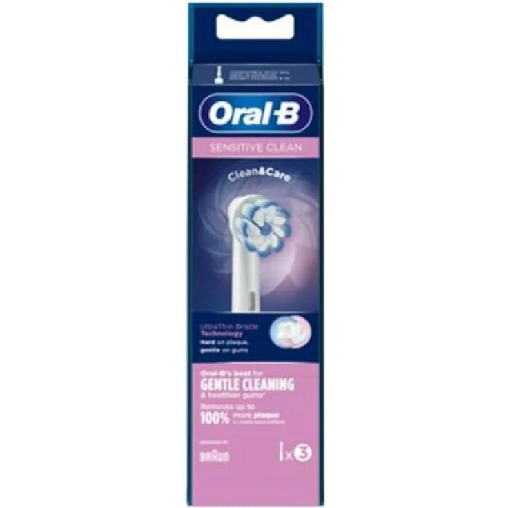 Oral b Sensitive Clean Ersatz-Bürstenkopf 3 St. – Bild 1