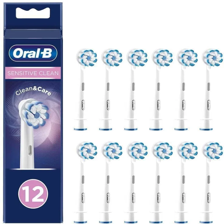 Oral-B Sensitive Clean Aufsteckbürsten, 12 Stück – Bild 1