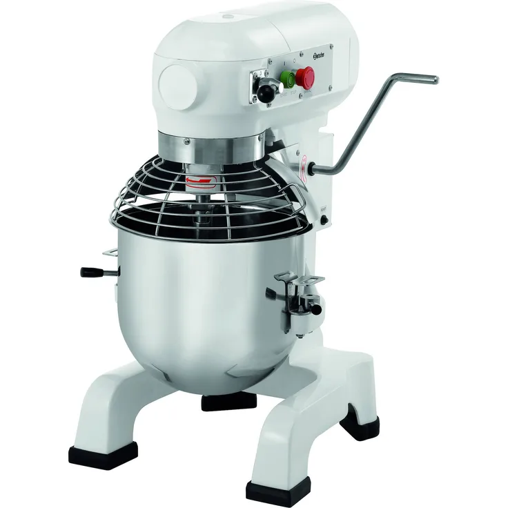 Bartscher 101933 Planetenrührmaschine, 20 Liter, 7,5kg, Timer, weiß