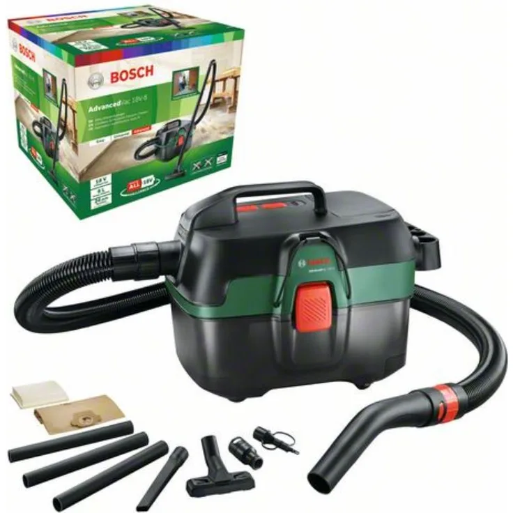 Bosch AdvancedVac 18V-8 Akku-Staubsauger, ohne Akku ohne Ladegerät