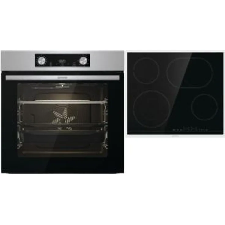 Gorenje Steel Steam Set BOS6737E06X+ECT43X, Herdset, A