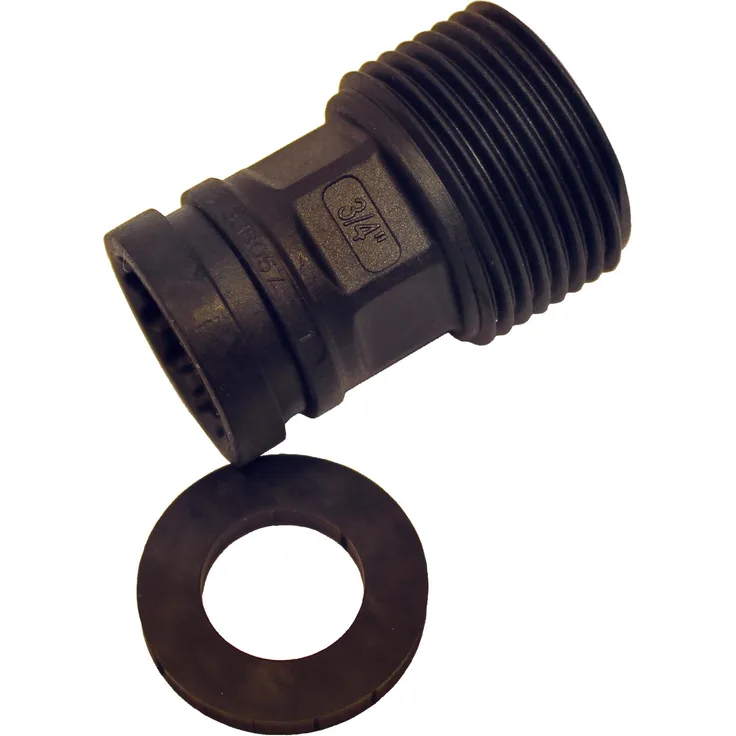 BWT besthead Flex Anschlussstück gerade, FLEX Connector x M 3/4" aus GFK