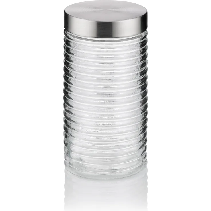 Kela Vorratsglas 1.6 Liter Glas Vorratsdose Diana mit Edelstahldeckel