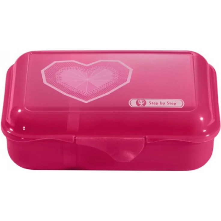 Step by Step Lunchbox Glitter Heart, Pink – Bild 1