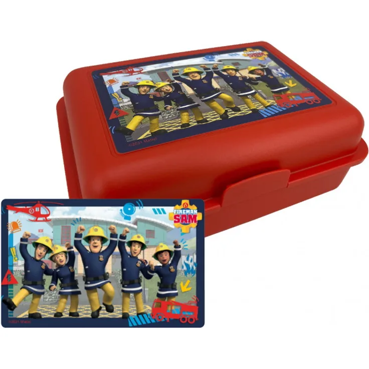 Feuerwehrmann Sam - Brotdose - Lunchbox Group Polypropylene 17,5x12,8x6,9cm