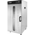 BioChef BCCOM20 Gastro-Dörrautomat mit 20 Einschüben, 24 Stunden mit Abschaltautomatik, max. 90 °C, Edelstahl, silber